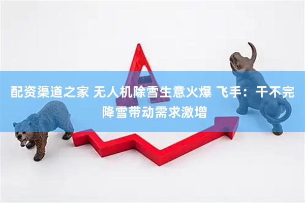 配资渠道之家 无人机除雪生意火爆 飞手：干不完 降雪带动需求激增