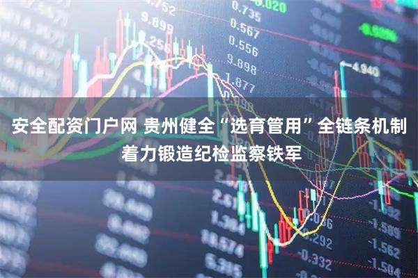 安全配资门户网 贵州健全“选育管用”全链条机制 着力锻造纪检监察铁军