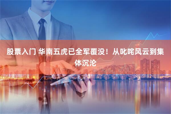 股票入门 华南五虎已全军覆没！从叱咤风云到集体沉沦